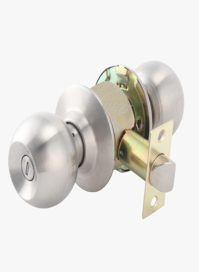 Link Stainless Steel Door Knob Set - Entrance Lockset with Bored Lock Mechanism, for Door Thickness 35mm to 45mm. - Image 1